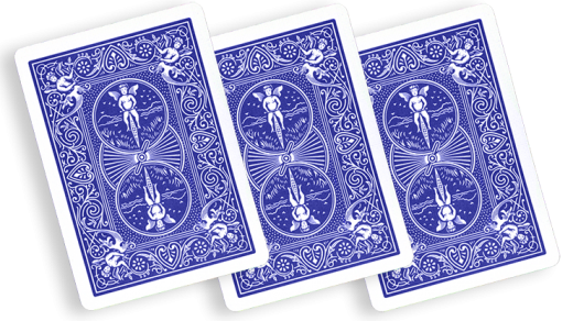 Assorted Blue Back Bicycle One Way Forcing Deck