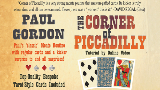 The Corner Of Piccadilly (Trump Size Plus Online Instruction) By Paul Gordon - Trick