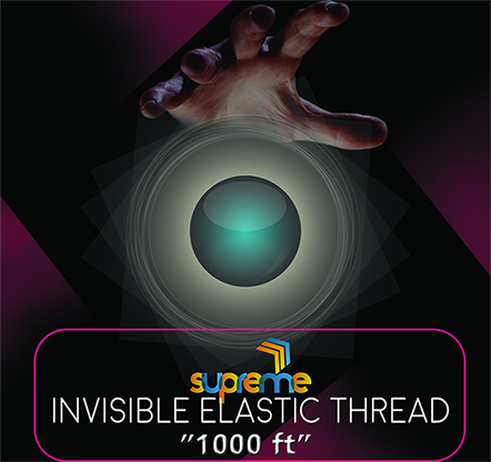Invisible Elastic (1000 Ft Spool) By Supreme Magic World - Trick