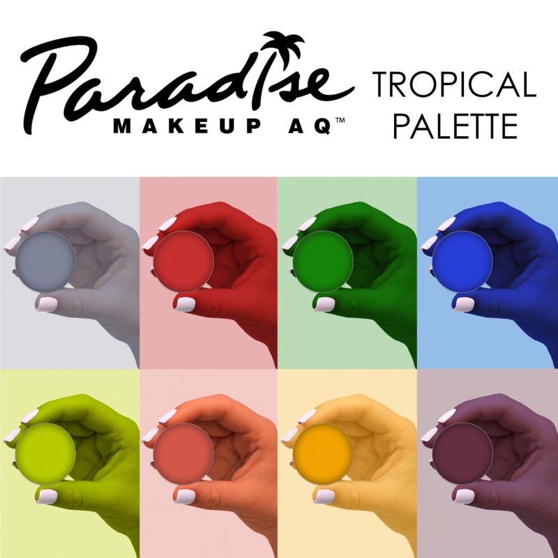 Paradise Makeup Aq™ - 8 Color Magnetic Refillable Palette