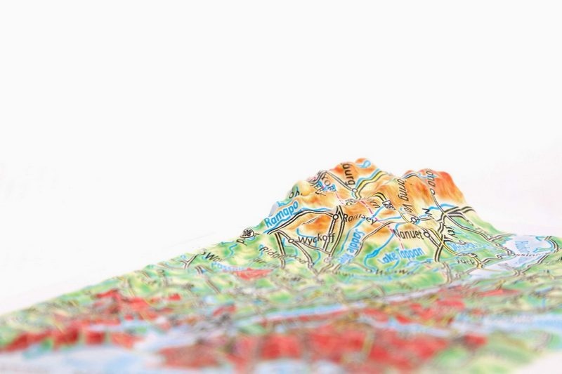 New York City Raised Relief Map, Souvenir Size