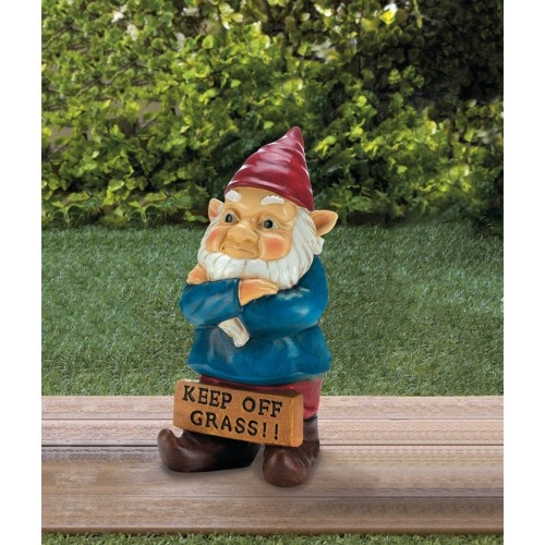 Keep Off Grass Grumpy Gnome