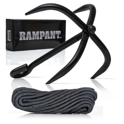 Maxam Rampant Grappling Hook With Rope