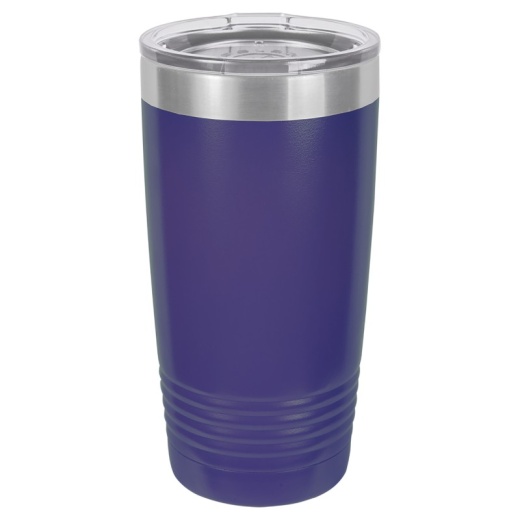 20 Ounce Stainless Steel Purple Polar Camel Tumbler With Lid
