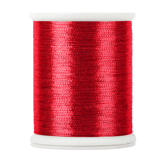 Fuji Ultra Poly Metallic Rod Building Thread 100M Spool 909 Red / Size d