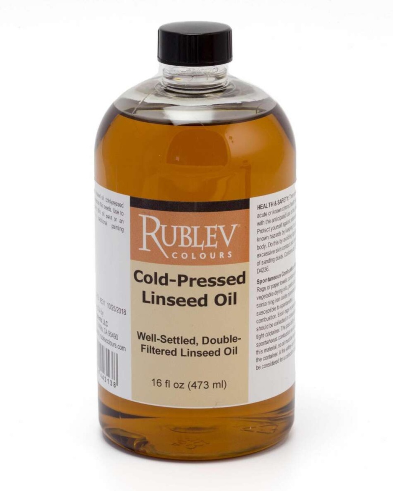  Cold-Pressed Linseed Oil, Size: 16 Fl Oz