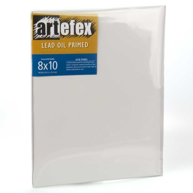 Lead White Oil-Primed Acm Panel (Smooth) 8X10