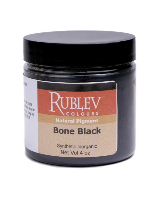 Buy Rublev Colours Bone Black Pigment - Premium Quality Historical Black  Carbon Pigment