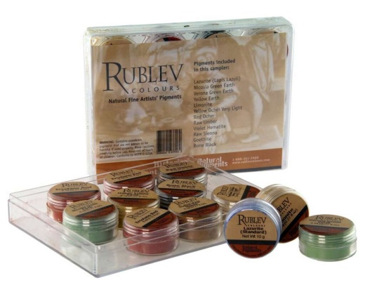 Historical Pigment Sampler by Rublev Colors