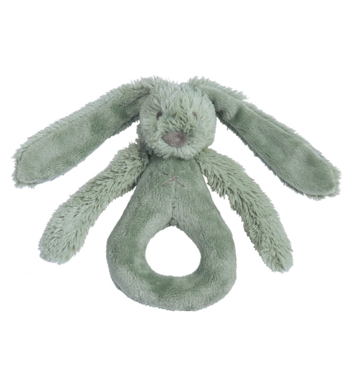 Green Rabbit Richie Rattle By Happy Horse