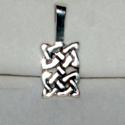 Sterling Silver Celtic Riddle Knot Pendant