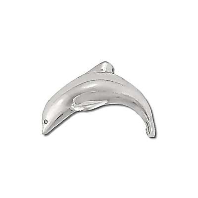 925 Sterling Diving Dolphin Pendant