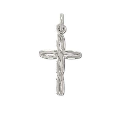 Sterling Silver Entwined Cross Pendant