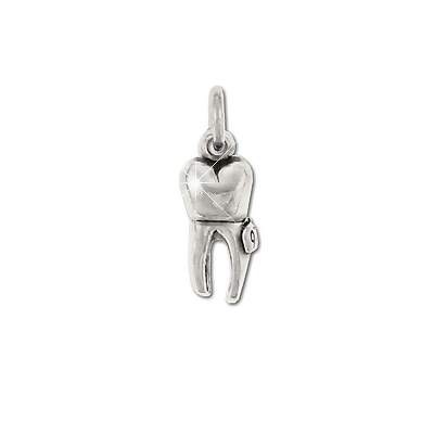 Sterling Silver Tooth Figurine Pendant