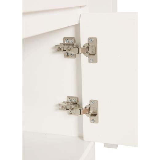 White Gloss Wooden Jewelry Showcase - 47 1/4" X 21 1/2" X 41 1/4"