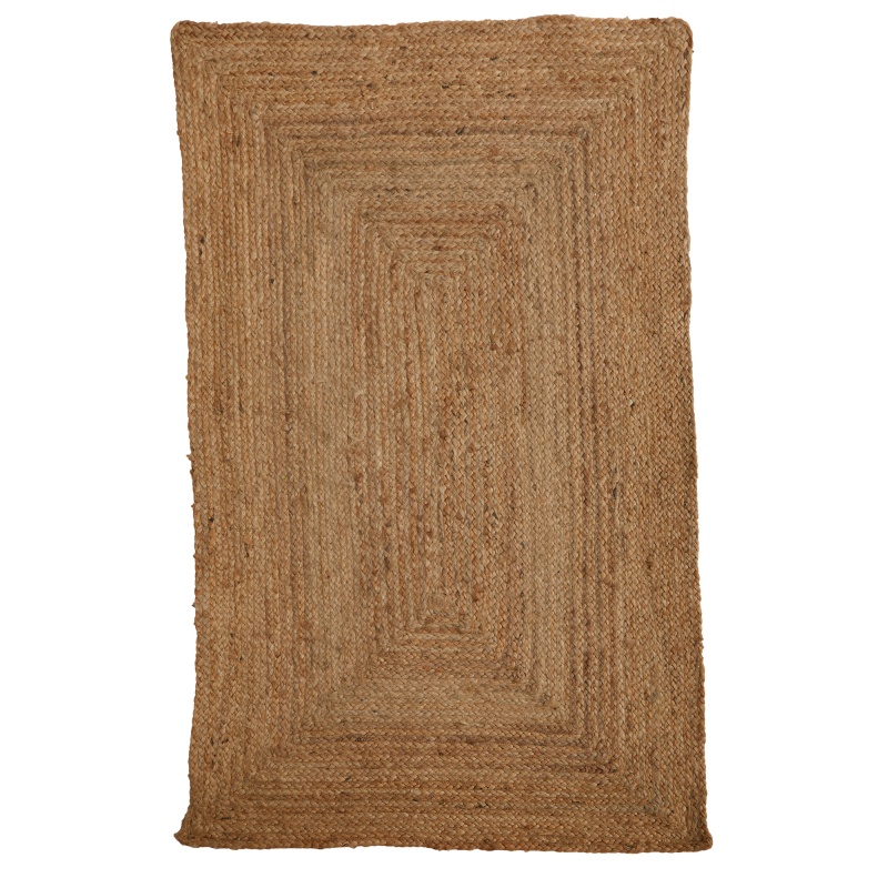 5’ X 3’ Handmade Braided Natural Fiber Beacon Jute Rug