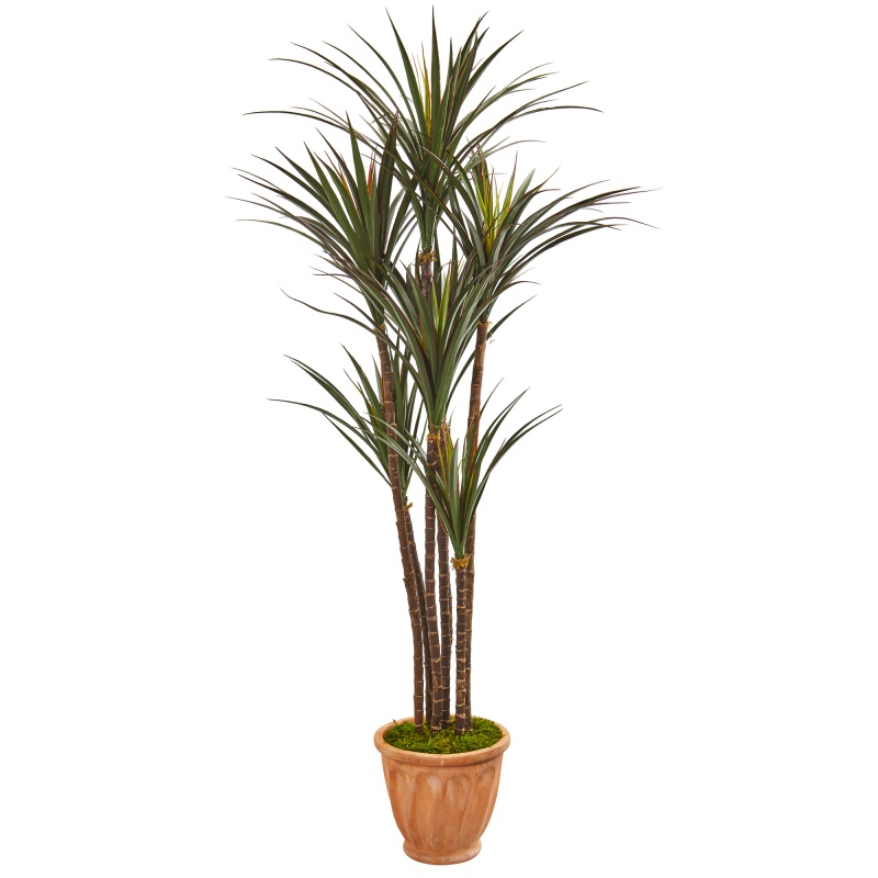 69” Giant Yucca Artificial Tree In Terracotta Planter