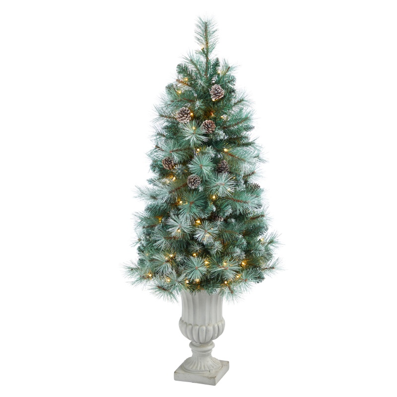 4.5’ Frosted Tip British Columbia Mountain Pine Artificial Christmas Tree