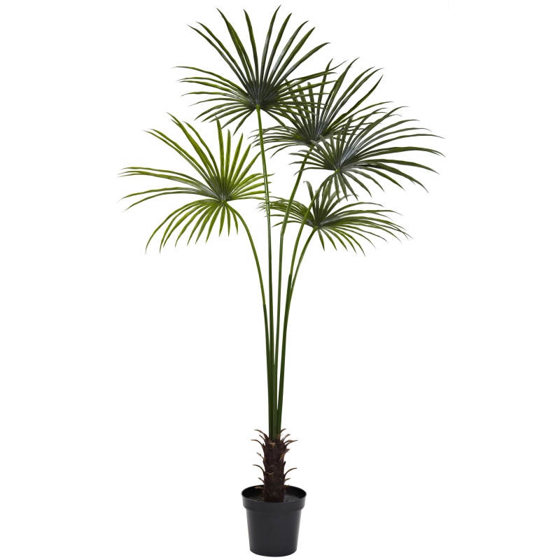 7’ Fan Palm Tree Uv Resistant (Indoor/Outdoor)