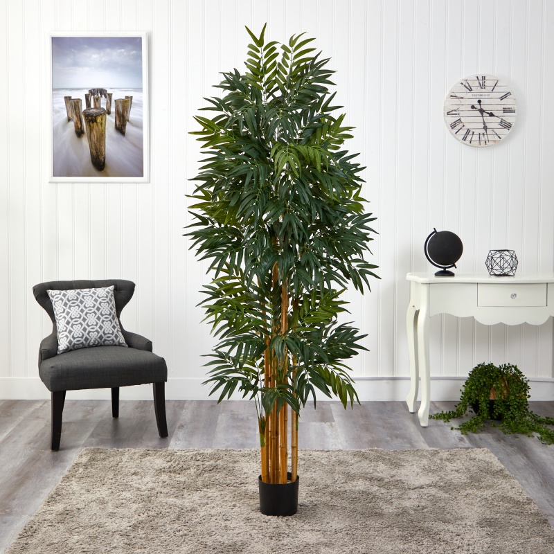 5.5’ Phoenix Artificial Palm Tree With Natural Trunk