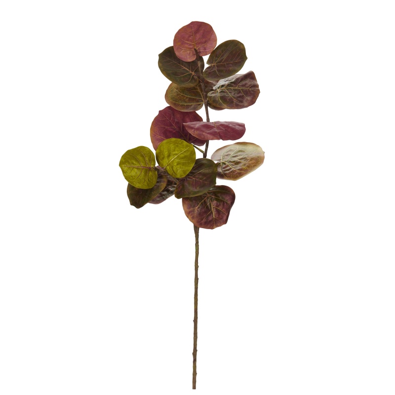 49” Sea Grape Artificial Flower (Set Of 3)