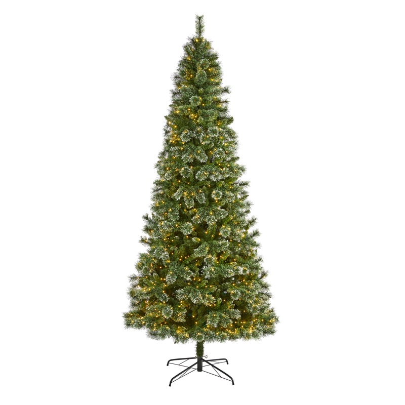 9’ Wisconsin Slim Snow Tip Pine Artificial Christmas Tree