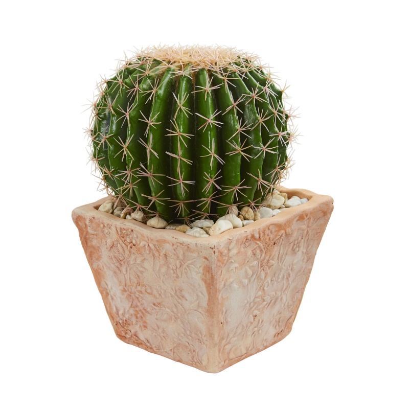 Cactus Artificial Plant In Terra Cotta Planter