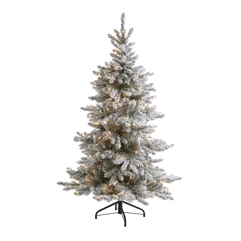 7’ Flocked West Virginia Spruce Artificial Christmas Tree