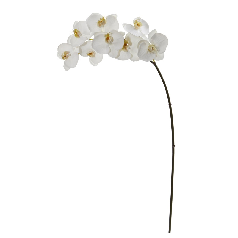 White Artificial Phalaenopsis Orchids