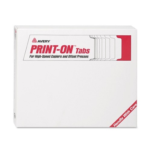 Avery Customizable Print-On Dividers, Unpunched, For Xerox 5090 Copiers, 5-Tab, 11 X 8.5, White, 30 Sets