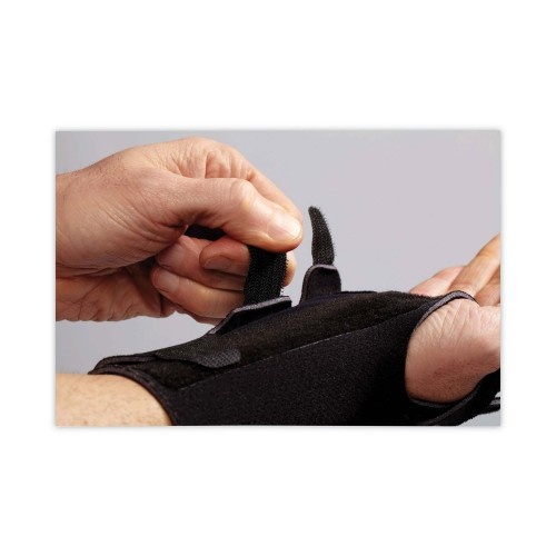 Futuro Adjustable Reversible Splint Wrist Brace, Fits Wrists 5 1/2"- 8 1/2", Black