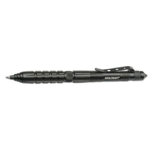 Abilityone 752001 Skilcraft Defender Retractable Ballpoint Pen/Flashlight, 1Mm, Black Ink