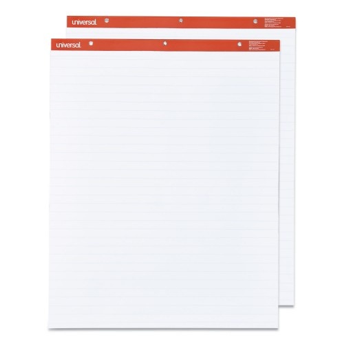 Universal Easel Pads/Flip Charts, Presentation Format (1" Rule), 27 X 34, White, 50 Sheets, 2/Carton