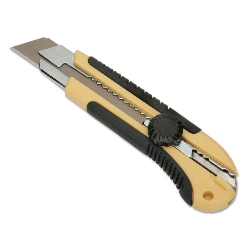 Abilityone 511001 Skilcraft Heavy-Duty Utility Knife, Cushion Grip, Snap-Off Blade, 25Mm