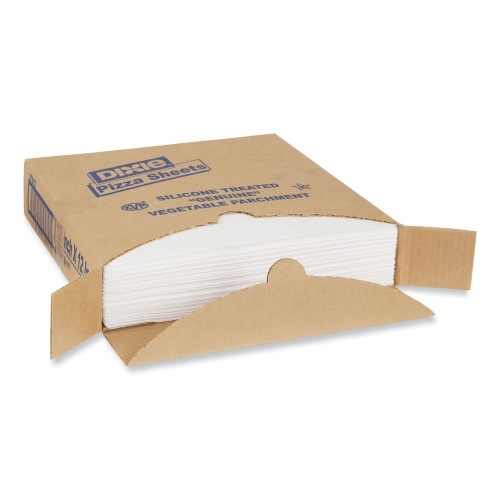 Dixie White Greaseproof Pan Liner Handi Size, 16.3 inch x12.1 inch White --  1000 per case.