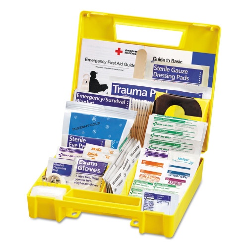 First Aid Only Essentials First Aid Kit For 5 People, 138 Pieces, Plastic Case