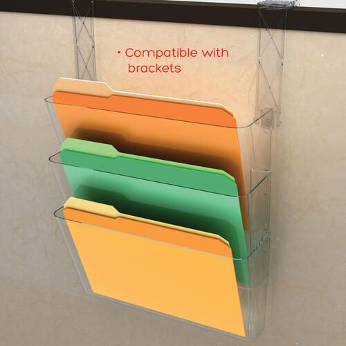 Deflecto Stackable Docupocket For Partition Walls