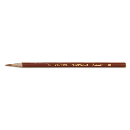 Prismacolor Scholar Colored Pencil Set, 3 Mm, 2B (#2), Assorted Lead/Barrel Colors, 24/Pack