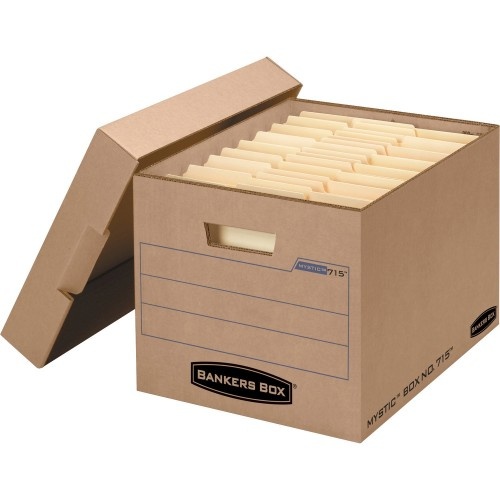 Bankers Box Filing Box, Letter/Legal Files, 13" X 16.25" X 12", Kraft, 25/Carton