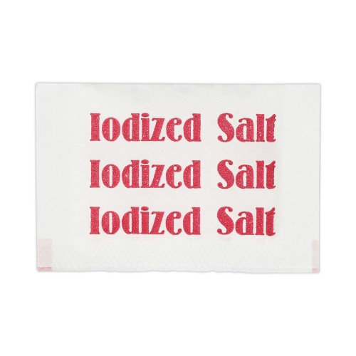 Office Snax Iodized Salt Packets, 0.75 G Packet, 3,000/Box