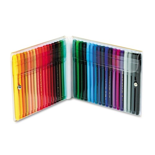 Pentel Fine Point 36-Color Pen Set, Fine Bullet Tip, Assorted Colors, 36/Set