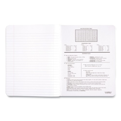 Mead Square Deal Composition Book, Wide/Legal Rule, Black, 9.75 X 7.5, 100 Sheets, 12/Pack