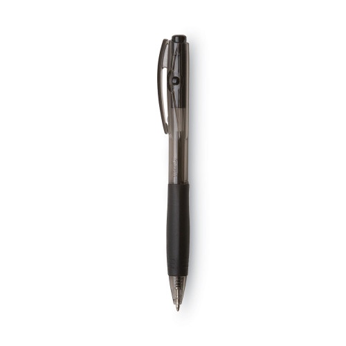 Bic Bu3 Ballpoint Pen, Retractable, Medium 1 Mm, Black Ink, Black Barrel, 36/Pack