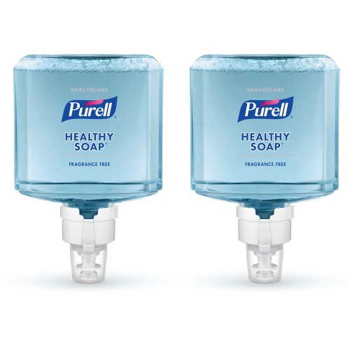 Purell Healthy Soap Gentle And Free Foam, For Es8 Dispensers, Fragrance-Free, 1,200 Ml, 2/Carton