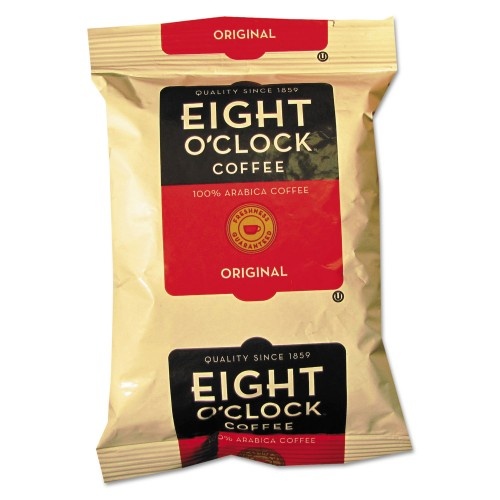 Eight O'clock Regular Ground Coffee Fraction Packs, Original, 2 Oz, 42/Carton