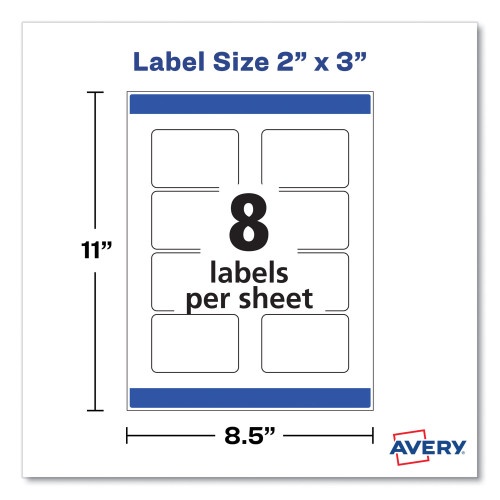 Avery Rectangle Print-To-The-Edge Labels