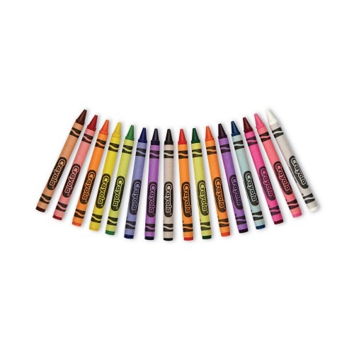 Ultra-Clean Washable Crayons, Large, 8 Colors/Box