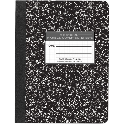 Roaring Spring 80 Sheet Quad Ruled Composition Notebooks