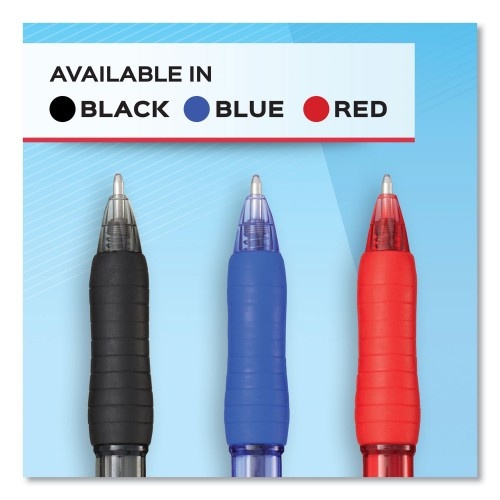 Paper Mate Profile Ballpoint Pen, Retractable, Medium 1 Mm, Black Ink, Translucent Black Barrel, 36/Pack