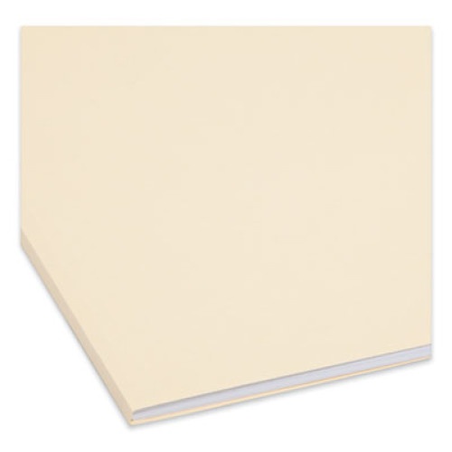 Smead Top Tab Fastener Folders, 1/3-Cut Tabs: Assorted, 0.75" Expansion, 2 Fasteners, Letter Size, Manila Exterior, 50/Box
